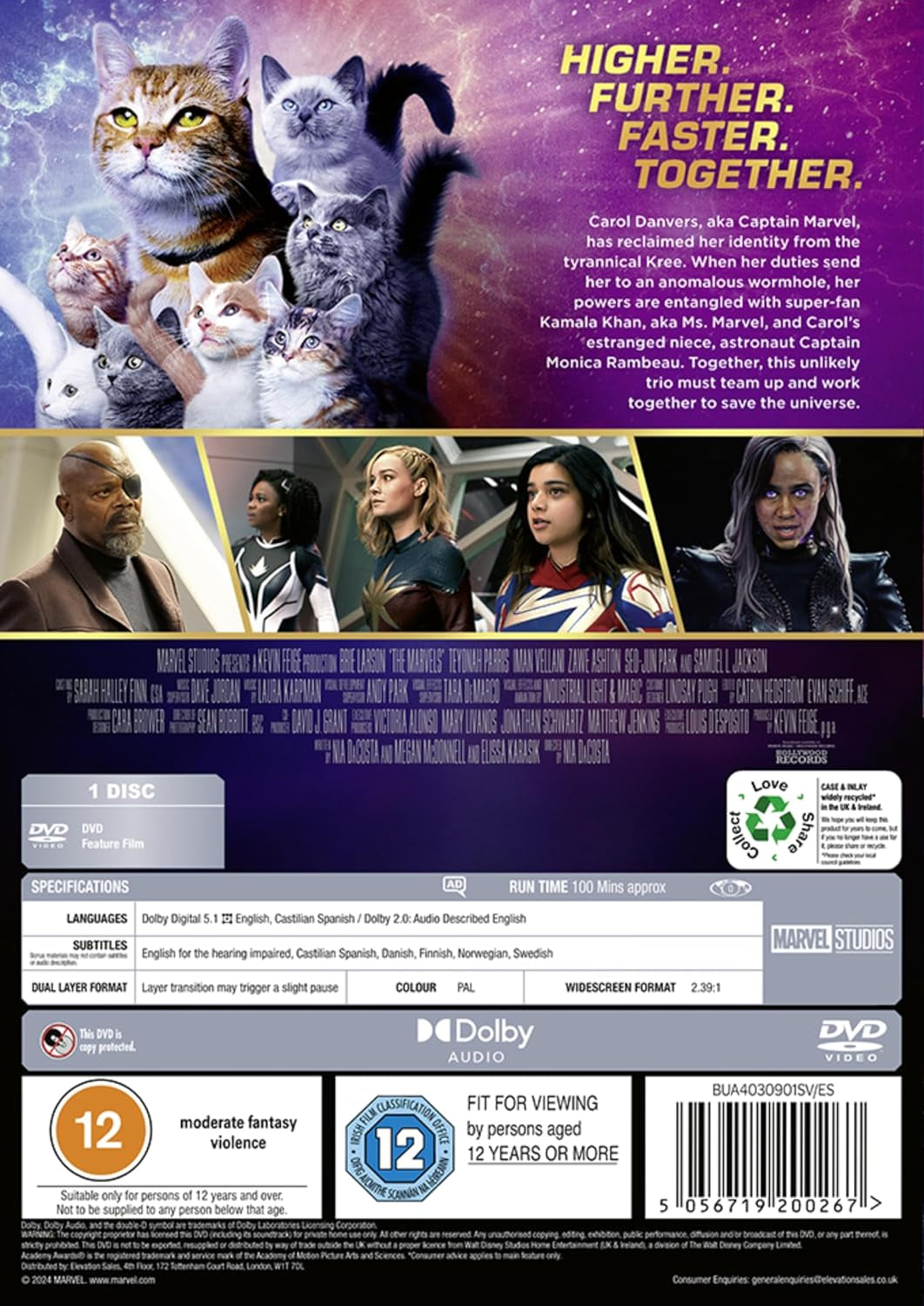 Marvel Studio'S the Marvels [DVD] [2024]